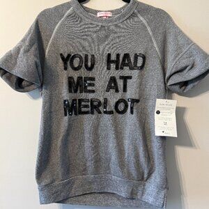 NWT Bow & Drape Sweatshirt Size Medium